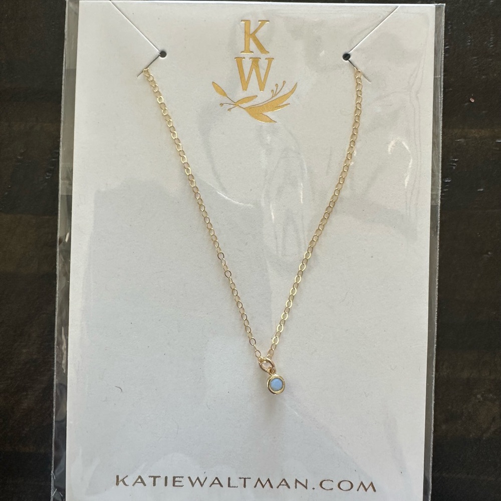 Katie Waltman June birthstone necklace